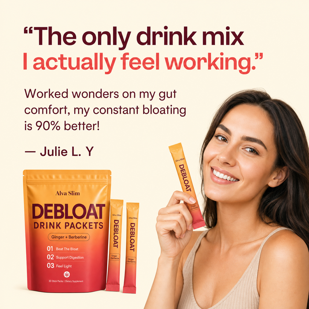 Alva Slim™ Debloat Drink Packets