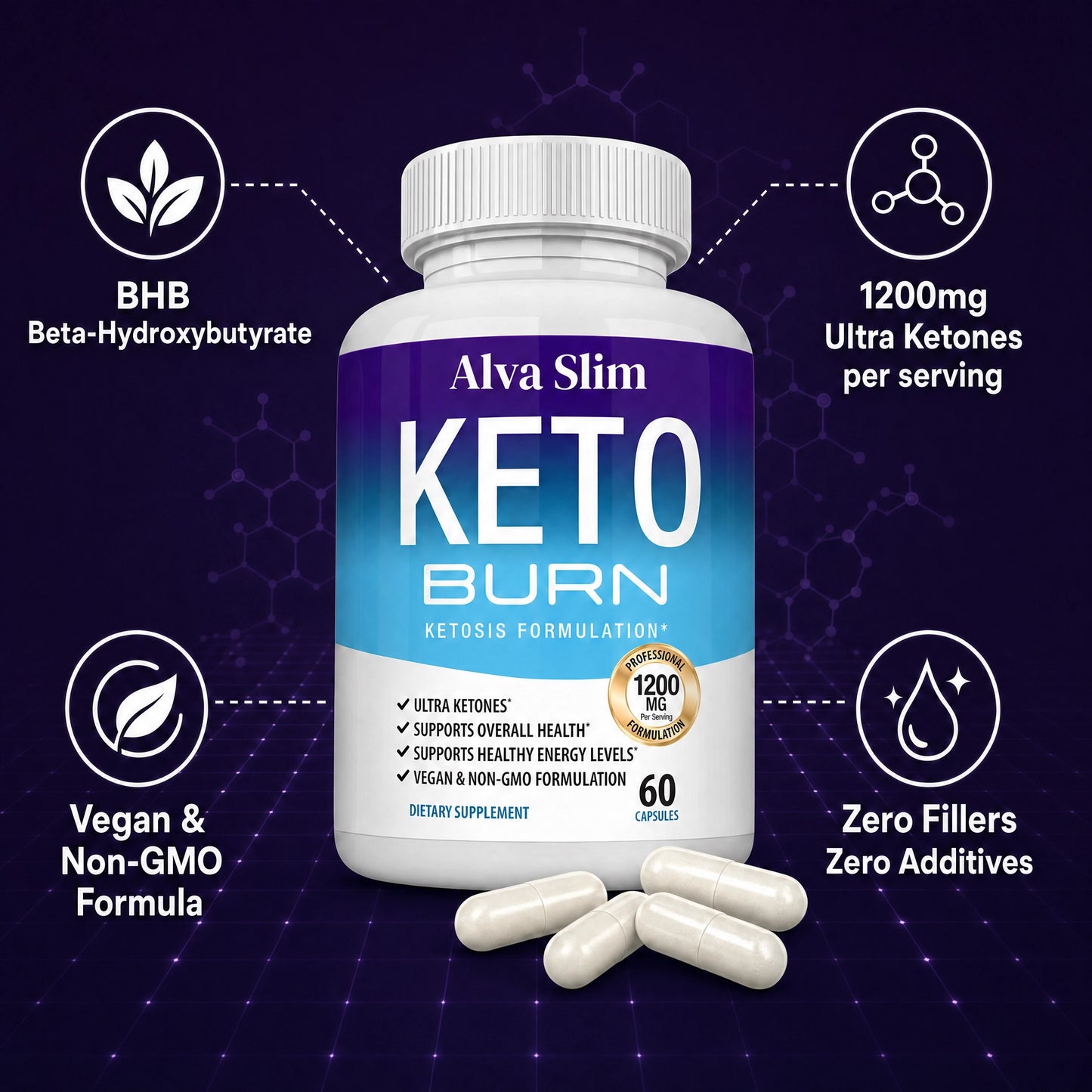 Alva Slim™ KETO BURN Capsules