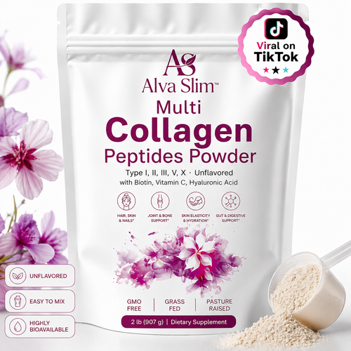 Alva Slim™ Multi Collagen Peptides Powder