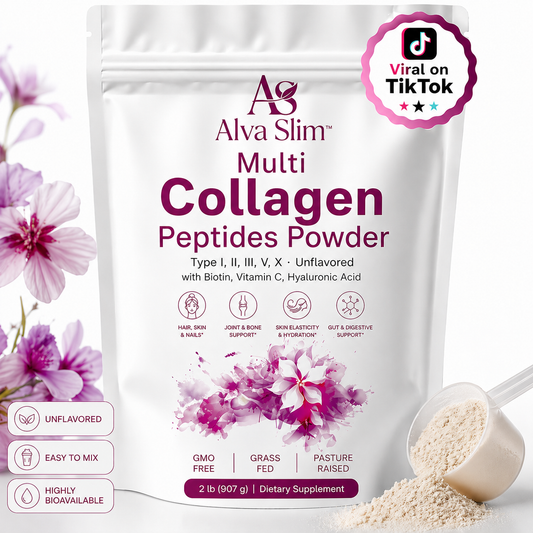 Alva Slim™ Multi Collagen Peptides Powder